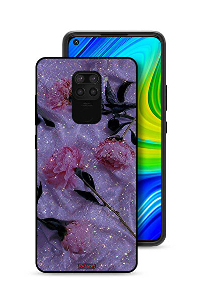 Tolwak غطاء حماية لهاتف شاومي ريدمي نوت 9 بنقشة ورود لامعة