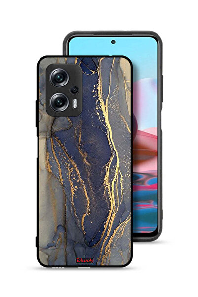 Tolwak غطاء حماية لهاتف شاومي ريدمي نوت 11T برو 5G بنمط رخامي لامع