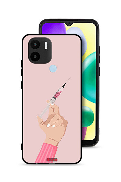 Tolwak Xiaomi Redmi A1 Plus Protective Case Cover Love Injection