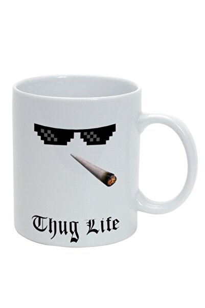 INOVATIX Εξατομικευμένη λευκή κούπα, εξατομικευμένη Thug Life 5, INOVATIX®. 3...