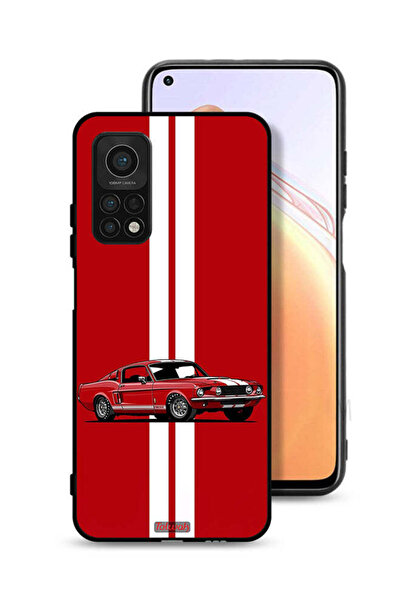 Tolwak Xiaomi Mi 10T Pro 5G Protective Case Cover Vintage Car Abstract Art