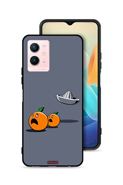 Tolwak غطاء حماية لهاتف Vivo Y33s 5G بتصميم فني رقمي بسيط وفكاهي