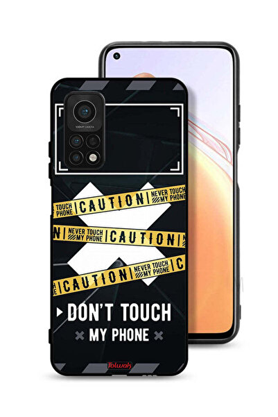 Tolwak غطاء حماية لهاتف Xiaomi Mi 10T Pro 5G تحذير: لا تلمس هاتفي أبدًا