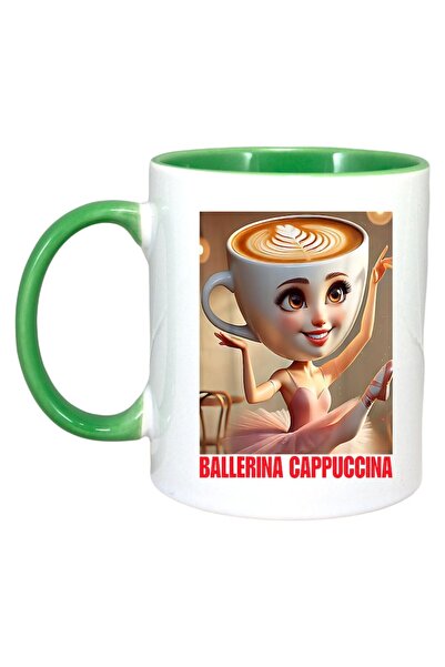 INOVATIX Cana alba personalizata, Ballerina Cappuccina, Cri-Flo, Maner si int...