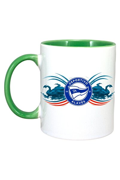 INOVATIX Cana Alba Personalizată, Deportivo Alaves Spania, Interior Maner Gre...