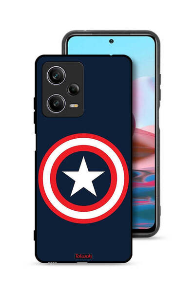 Tolwak غطاء حماية لهاتف شاومي ريدمي نوت 12 برو - كابتن أمريكا