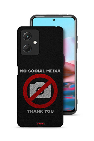 Tolwak جراب حماية شاومي ريدمي نوت 12 - لا توجد وسائل تواصل اجتماعي، شكرًا لك