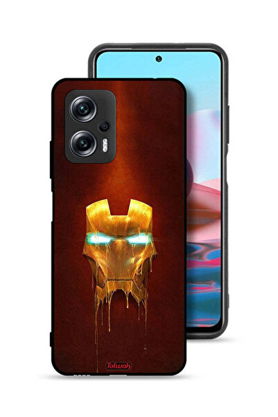 Tolwak غطاء حماية لهاتف شاومي بوكو X4 GT من مارفل كوميكس - الرجل الحديدي