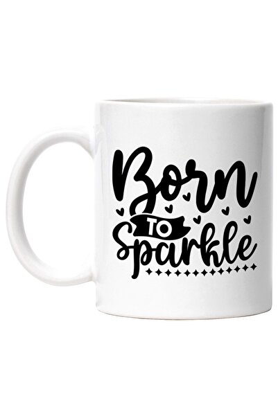 INOVATIX Εξατομικευμένη λευκή κούπα, καρδιές για όσους γεννήθηκαν για να λάμπ...