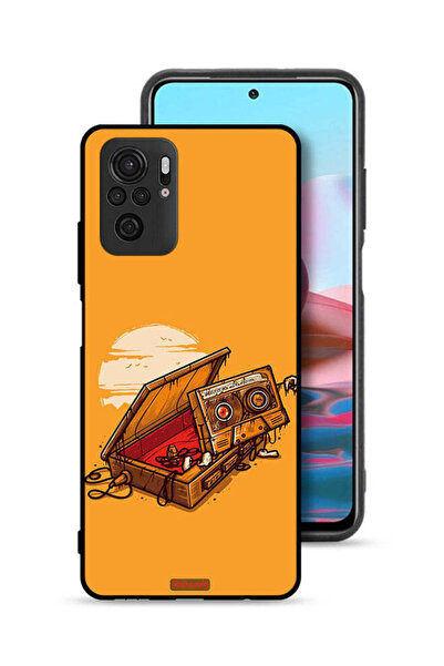 Tolwak غطاء حماية لهاتف شاومي ريدمي نوت 10S بتصميم شريط كاسيت وفن