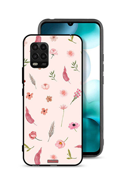 Tolwak غطاء حماية لهاتف شاومي مي 10 لايت 5G بنقشة أوراق الشجر والورود