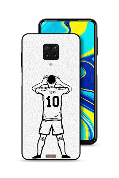 Tolwak غطاء حماية لهاتف شاومي ريدمي نوت 9 برو - رسم ميسي