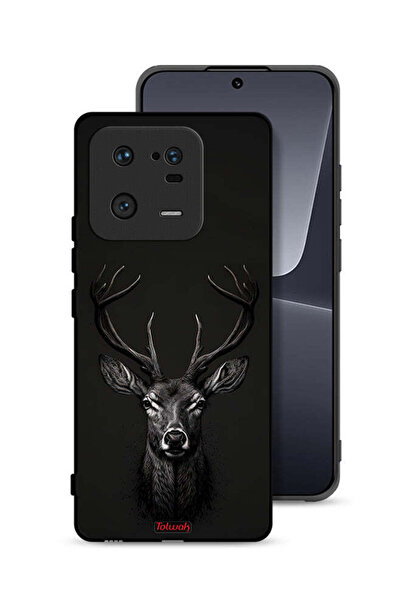 Tolwak غطاء حماية شاومي 13 برو بتصميم غزال رقمي