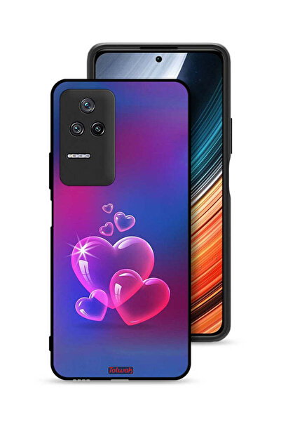 Tolwak غطاء حماية لهاتف شاومي ريدمي K40S بنقشة قلوب الماء
