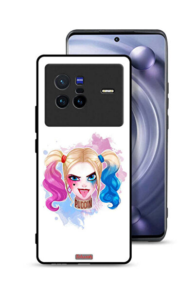 Tolwak غطاء حماية لهاتف Vivo X80 برسومات هارلي كوين