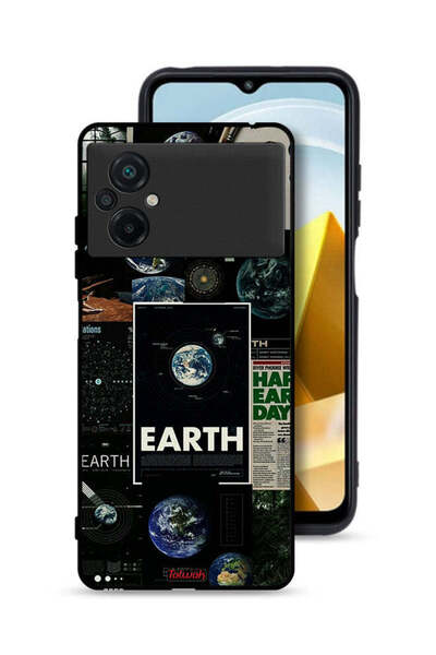 Tolwak Xiaomi Poco M5 4G Protective Case Cover Earth
