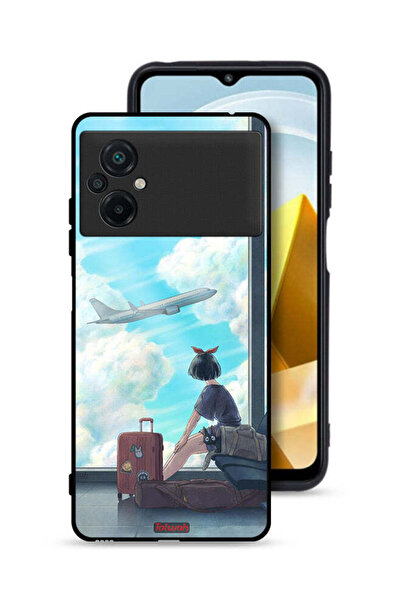 Tolwak غطاء حماية لهاتف Xiaomi Poco M5 4G بتصميم فن السفر