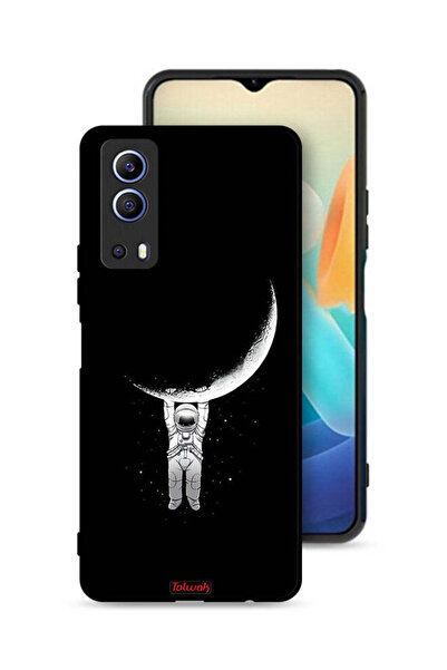Tolwak غطاء حماية لهاتف Vivo Y72 5G معلق على سطح القمر