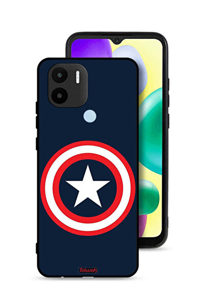 Tolwak Xiaomi Redmi A1 Plus Protective Case Cover Captain America