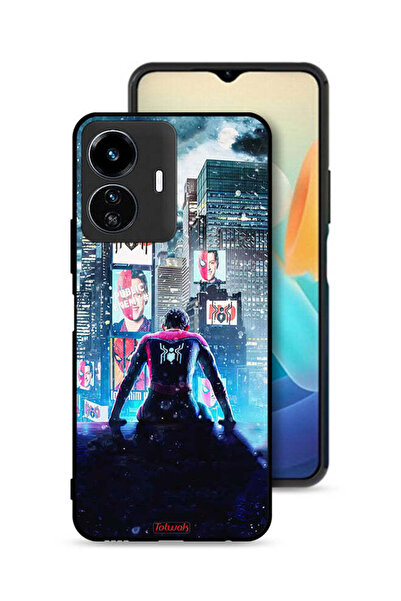 Tolwak غطاء حماية لجهاز Vivo Y77 5G بتصميم سبايدر مان