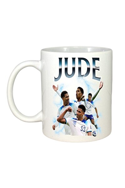 INOVATIX Εξατομικευμένη Λευκή Κούπα, Jude Bellingham 55, Λευκή Λαβή και Εσωτε...