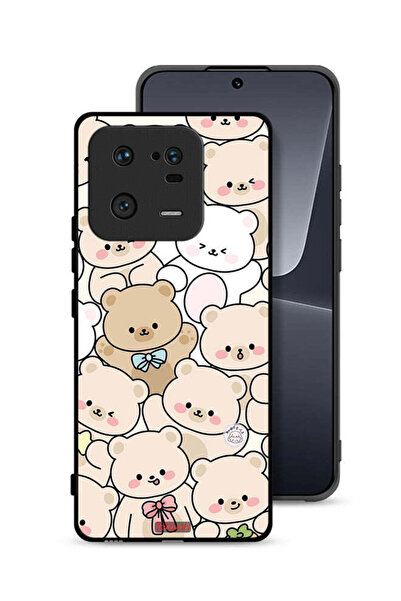 Tolwak غطاء حماية لهاتف Xiaomi 13 Pro بنقشة دببة