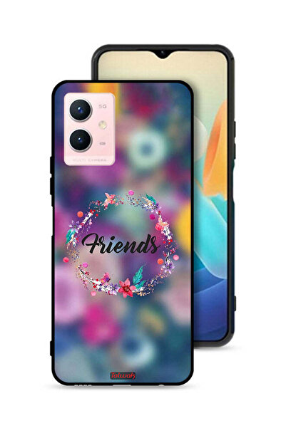 Tolwak غطاء حماية Vivo Y33s 5G بتصميم خاتم أصدقاء الزهور