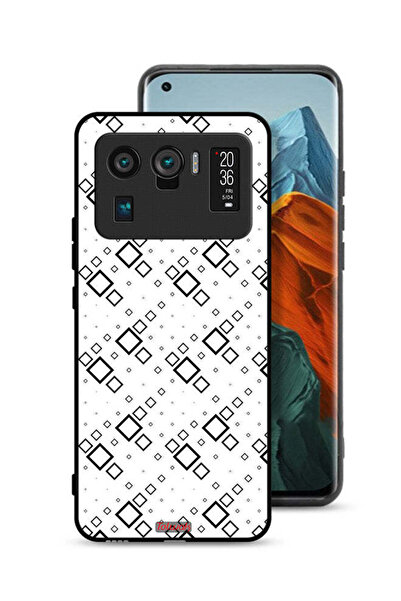 Tolwak Xiaomi Mi 11 Ultra Protective Case Cover Square Abstract Digital Art