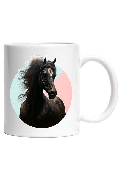 INOVATIX Personalized white mug, Horse, Halter, Chain, Animal, Horse Riding Lovers, INOVATIX®. 330ml