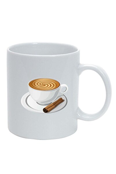 INOVATIX Εξατομικευμένη λευκή κούπα, καφές, λευκό, D412, INOVATIX®. 330ml