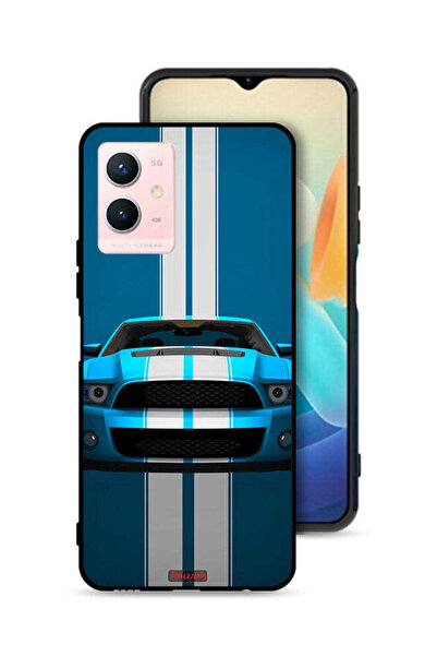 Tolwak Vivo Y33s 5G Protective Case Cover Car Abstract Art