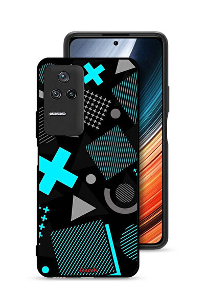 Tolwak غطاء حماية لهاتف Xiaomi Poco F4 برسومات أيقونات لعبة الحبار