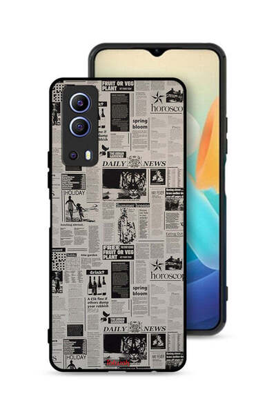 Tolwak غطاء حماية لهاتف Vivo iQOO Z3 5G بتصميم صحيفة