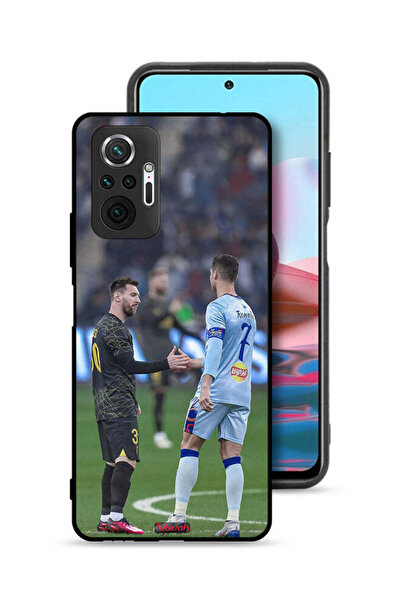 Tolwak غطاء حماية لهاتف شاومي ريدمي نوت 10 برو 4G ميسي ورونالدو