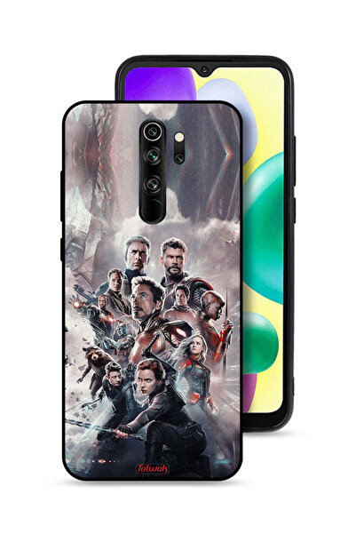 Tolwak غطاء حماية لهاتف شاومي ريدمي نوت 8 برو بتصميم أفينجرز