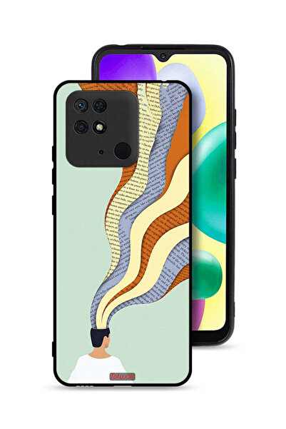 Tolwak غطاء حماية لهاتف Xiaomi Redmi 10C - تصميم فني مع بيانات