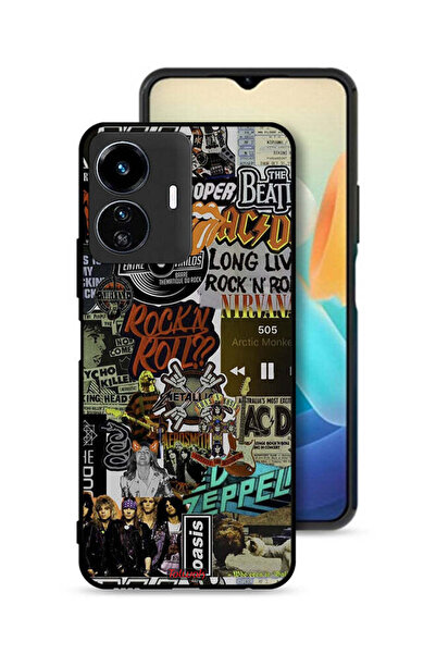 Tolwak غطاء حماية لهاتف Vivo Y77e 5G، تحيا موسيقى الروك أند رول