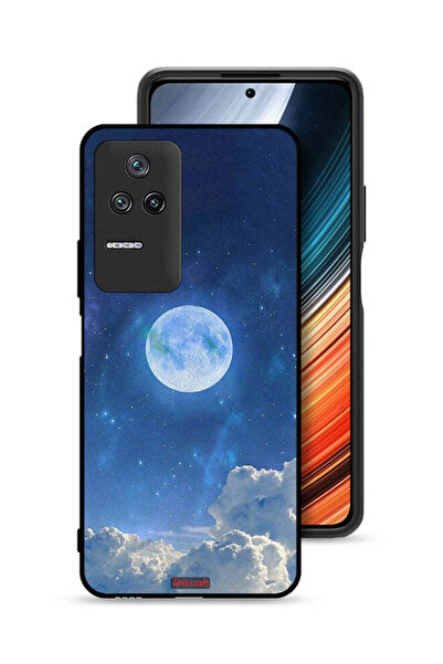 Tolwak Xiaomi Poco F4 Protective Case Cover Moon Clouds