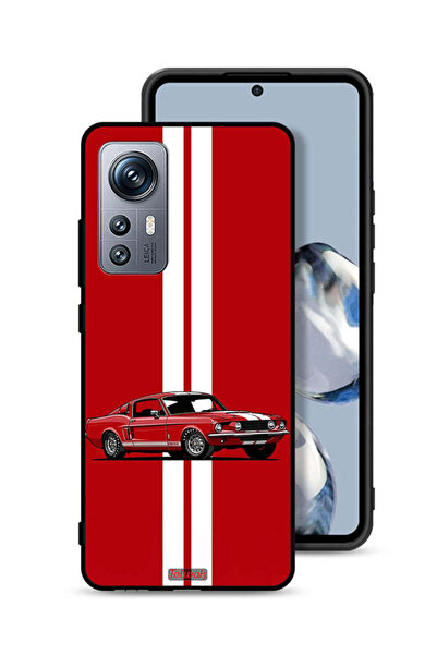 Tolwak Xiaomi 12S Protective Case Cover Vintage Car Abstract Art