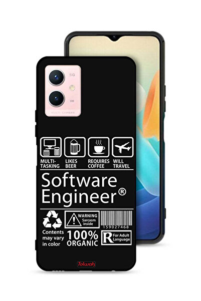 Tolwak غطاء حماية لهاتف Vivo Y33s 5G، ملصق مهندس برمجيات