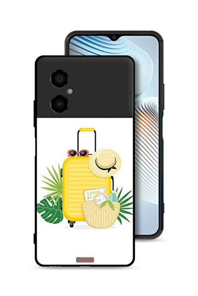 Tolwak Xiaomi Poco M4 5G Protective Case Cover Summer Digital Art