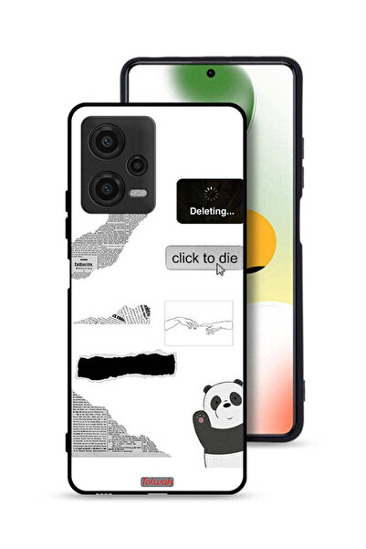 Tolwak غطاء حماية لهاتف Xiaomi Poco X5 بملصق باندا
