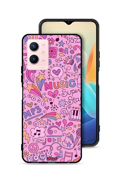 Tolwak Vivo Y33s 5G Protective Case Cover Music Tags