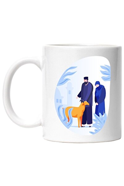 INOVATIX Cana alba personalizata, Musulmani, Capra, Moschee, INOVATIX®. 330ml