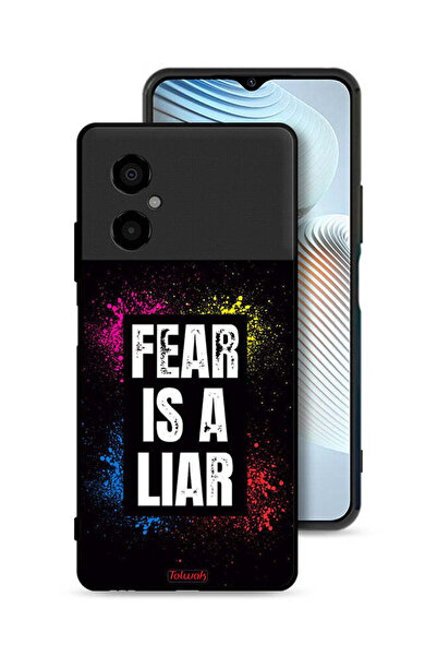 Tolwak Xiaomi Poco M4 5G Protective Case Cover Fear Is A Liar