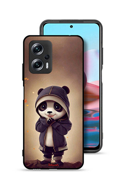 Tolwak غطاء حماية لهاتف شاومي ريدمي نوت 11T برو بلس 5G بنقشة الباندا الصغيرة ...