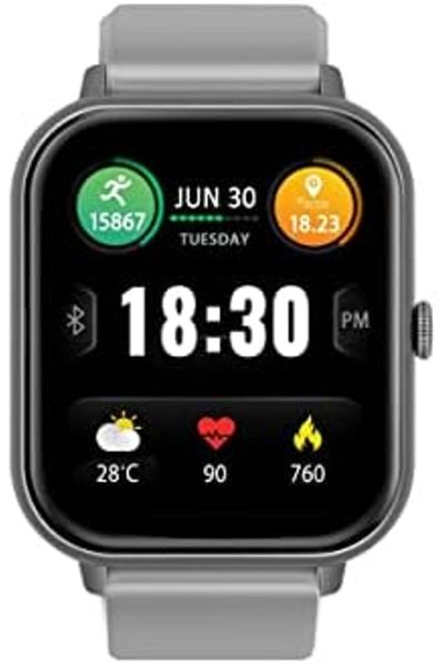 Promate Smart Watch, Premium Fitness with BT 5.2 Calling, 1.8” TFT Display, 10-15 Day Battery Life