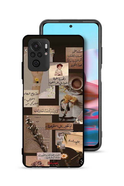 Tolwak Xiaomi Redmi Note 10S Protective Case Cover Arabic Quotes Vintage