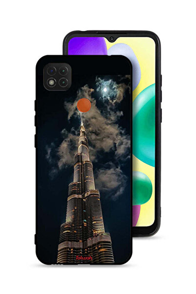 Tolwak Xiaomi Redmi 10A Protective Case Cover Burj Khalifa In Night