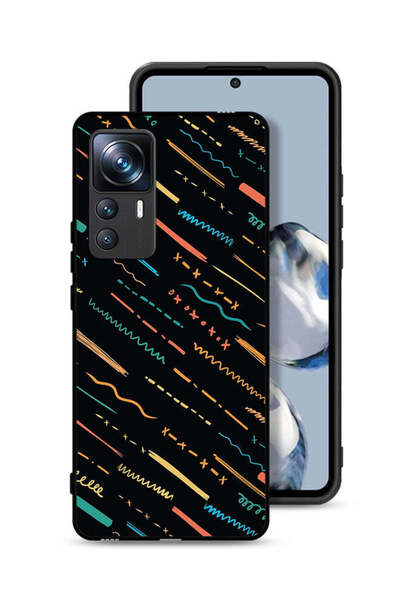 Tolwak غطاء حماية لهاتف Xiaomi 12T Pro بنمط خطوط X مجردة